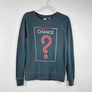 Junk Food You have No chance Sweatshirt Monopoly Graphic Size XS